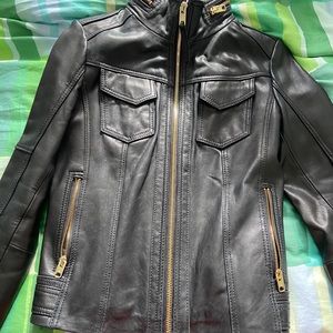 Michael Kors real leather jacket